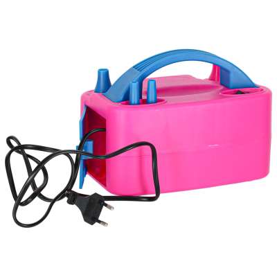 Electric balloon pump strong for 2 balloons 2 pumping nozzles