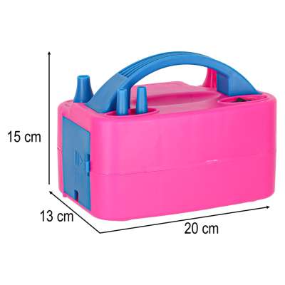 Electric balloon pump strong for 2 balloons 2 pumping nozzles
