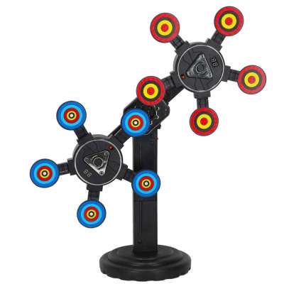 Electronic target moving double shooting range target shooting