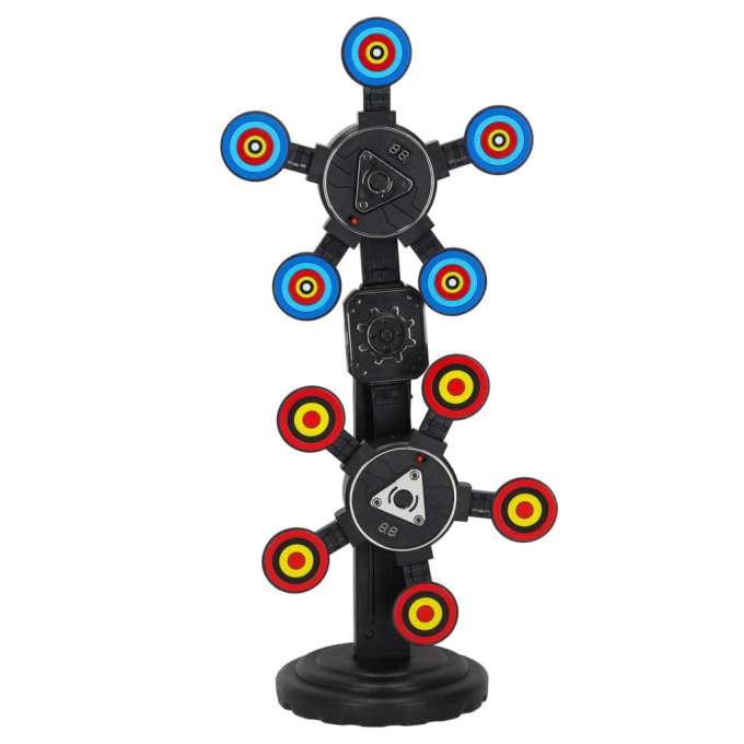 Electronic target moving double shooting range target shooting