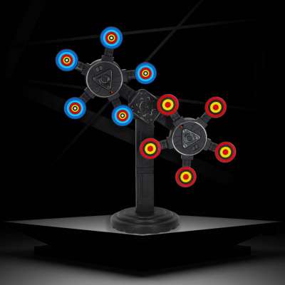 Electronic target moving double shooting range target shooting