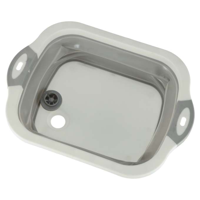 Foldable Silicone Basin with Drain Cutting Board Sink Colander