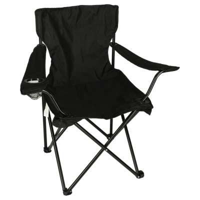 Folding fishing touring chair black
