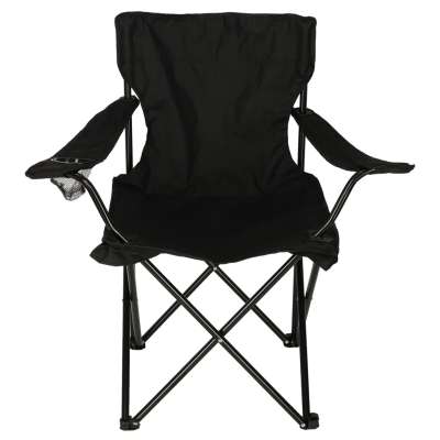 Folding fishing touring chair black