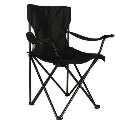 Folding fishing touring chair black