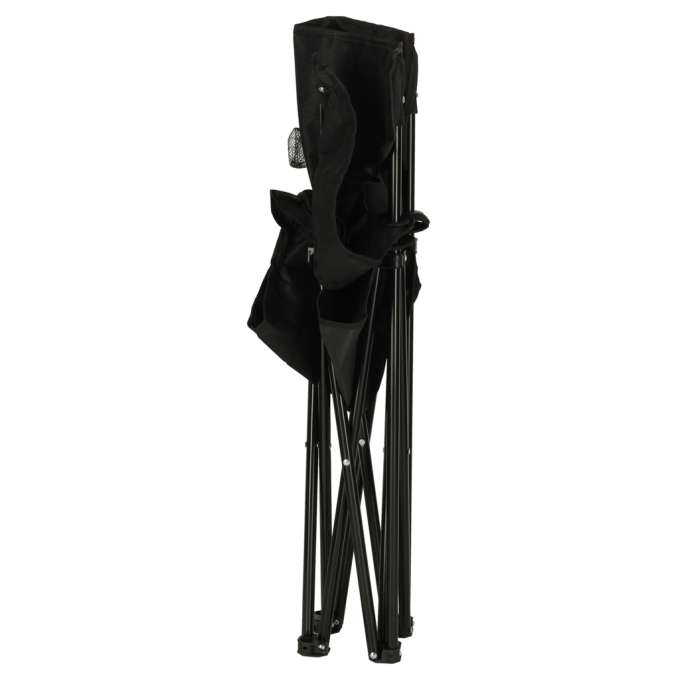 Folding fishing touring chair black