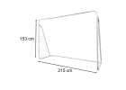 Football goal 2in1 215x153x76cm 3