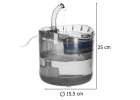 Fountain drinker for cat dog pet automatic drinker USB 1,8l cleaning filter 11