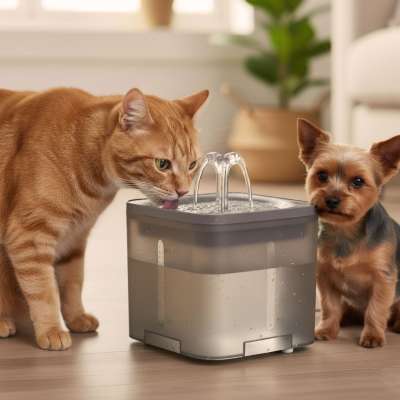 Fountain drinker for cat dog pet automatic drinker USB 2l cleaning filter