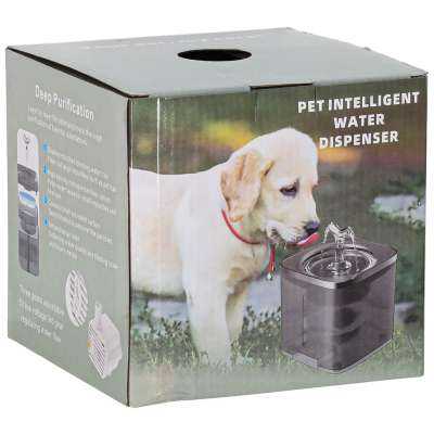 Fountain drinker for cat dog pet automatic drinker USB 2l cleaning filter