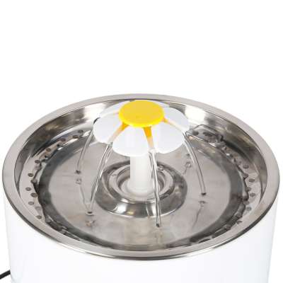 Fountain drinker for dog cat pet automatic LED drinker USB 2,4l cleaning filter