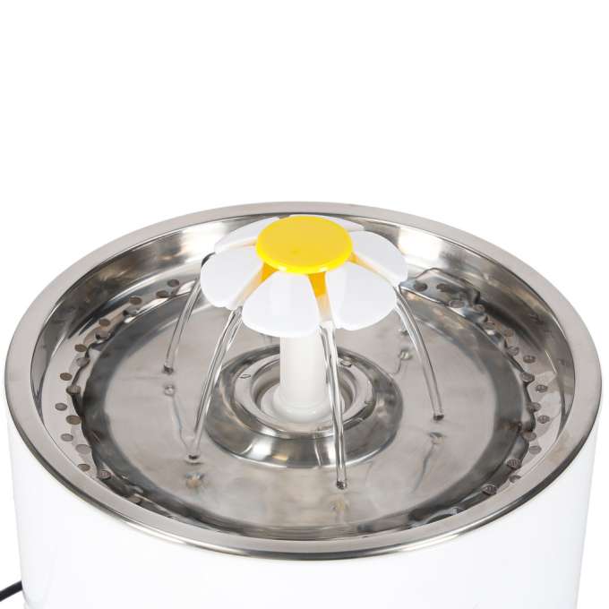 Fountain drinker for dog cat pet automatic LED drinker USB 2,4l cleaning filter