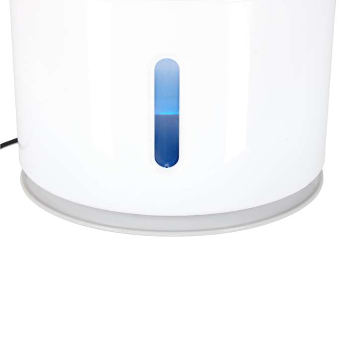 Fountain drinker for dog cat pet automatic LED drinker USB 2,4l cleaning filter