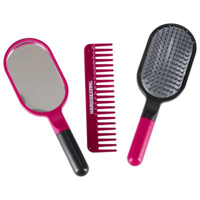 Hairdressing set for children hairdryer straightener 20 items