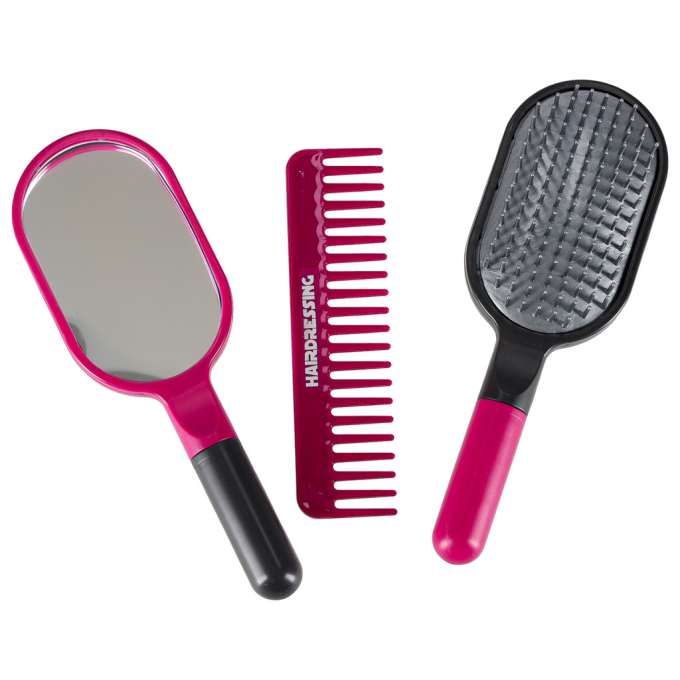 Hairdressing set for children hairdryer straightener 20 items