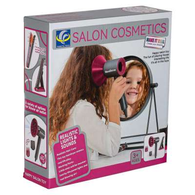Hairdressing set for children hairdryer straightener 20 items