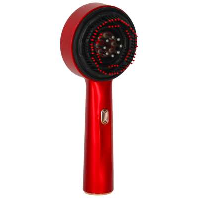 Head massage brush massager hair care red light oil applicator USB