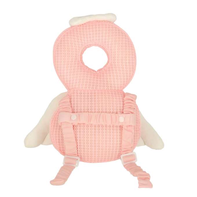 Head protection cushion for learning to walk backpack fall safety angel