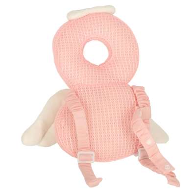 Head protection cushion for learning to walk backpack fall safety angel