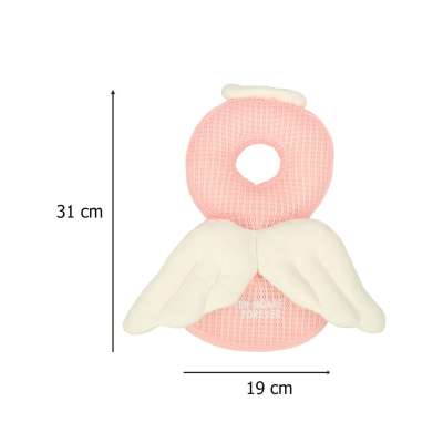 Head protection cushion for learning to walk backpack fall safety angel