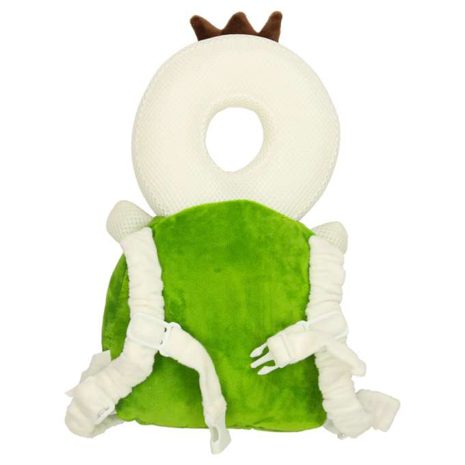 Head protection cushion for learning to walk backpack fall safety turtle