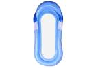 Inflatable beach mattress hammock water lounger chair swimming pool blue 6
