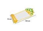 Inflatable beach mattress hammock water lounger chair swimming pool pineapple 4