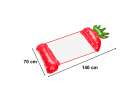 Inflatable beach mattress hammock water lounger chair swimming pool strawberry 5