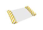Inflatable beach mattress hammock water lounger chair swimming pool yellow 6