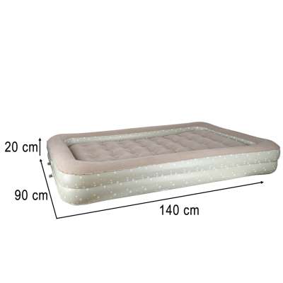 Inflatable mattress children's sleeping bed pump