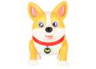 Interactive Corgi dog with glowing ears 3