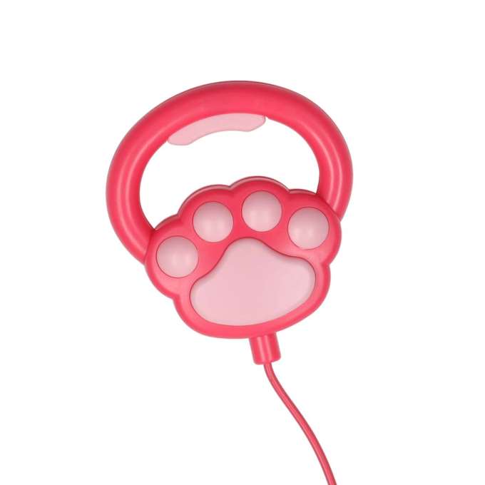 Interactive cat on leash movement sound beige