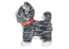 Interactive cat on leash movement sound grey 5