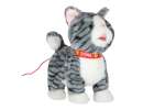 Interactive cat on leash movement sound grey 7