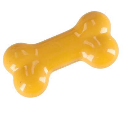 Interactive dog with bone responds to touch