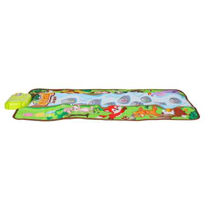 Interactive playing musical educational mat animals