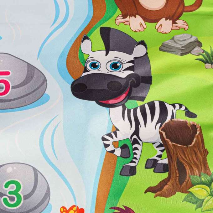 Interactive playing musical educational mat animals