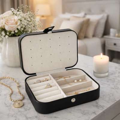 Jewellery box organiser black