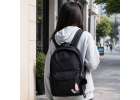 Junior single compartment school backpack black 12