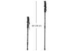 Kijki kije trekkingowe do nordic walking składane 2 sztuki czarne 10