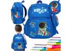 Kindergarten school backpack children's astronaut 30x14x23cm 1