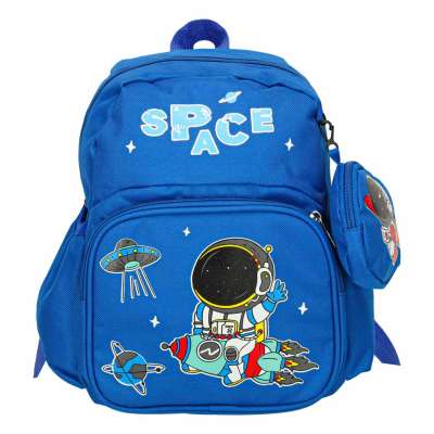 Kindergarten school backpack children's astronaut 30x14x23cm