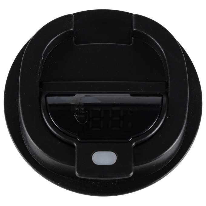 Kubek termiczny z ustnikiem termos LED 500ml czarn