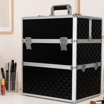 Kuferek na kosmetyki walizka organizer kosmetyczny XXL 3D