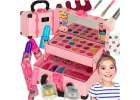 Kuferek zestaw kosmetyków do makijażu i paznokci makeup kosmetyki cienie lakiery walizka 1