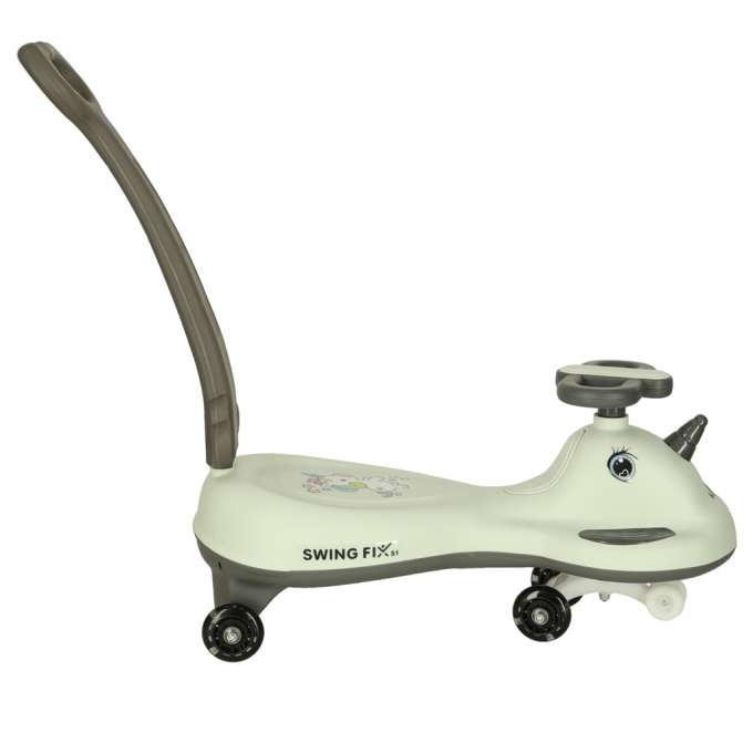 LED Swing FIX S1 gravity scooter ride with handle grey max 65kg