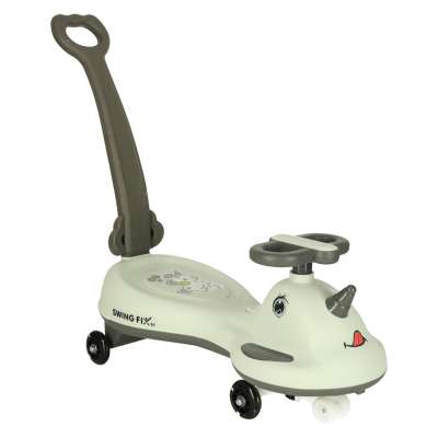 LED Swing FIX S1 gravity scooter ride with handle grey max 65kg