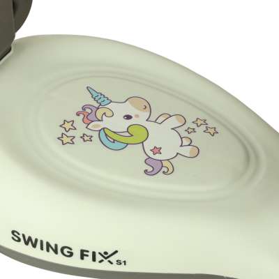 LED Swing FIX S1 gravity scooter ride with handle grey max 65kg