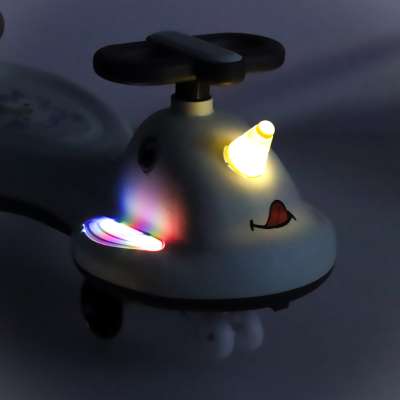 LED Swing FIX S1 gravity scooter ride with handle grey max 65kg