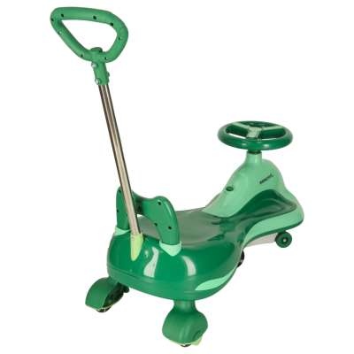 LED Swing FIX S2 gravity scooter ride with handle green max 100kg
